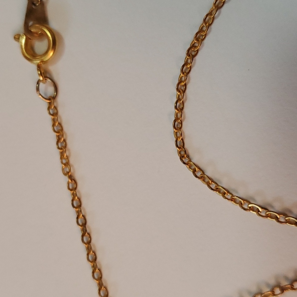 VINTAGE Gold Tone 18" Chain Necklace
